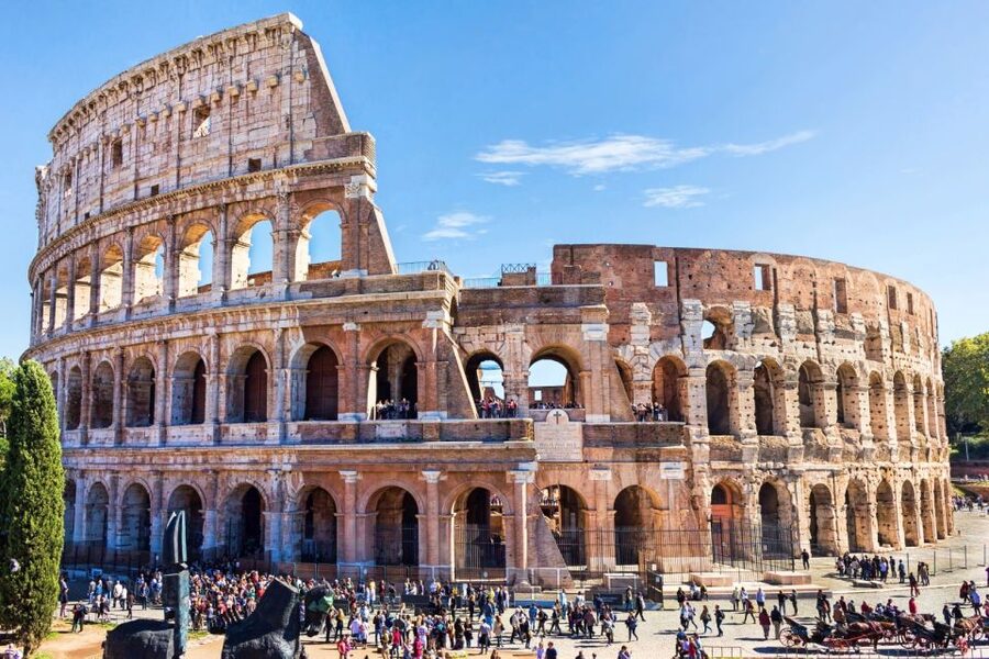 Rome: Introduction to the Colosseum and Ancient City Tour - Walking through the Roman Forum