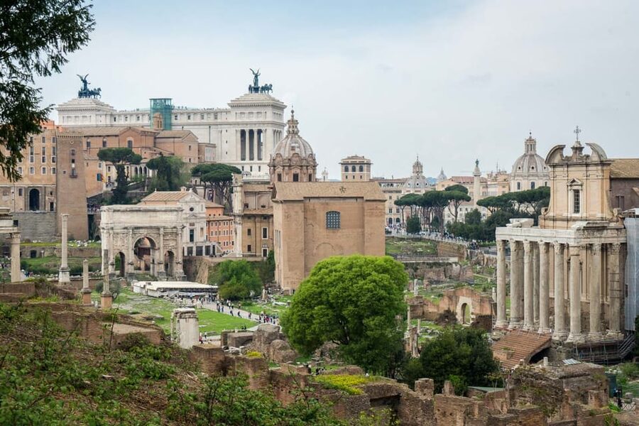 Rome: Private Colosseum Experience and Ancient Ruins Tour - Palatine Hill and views over ancient Rome