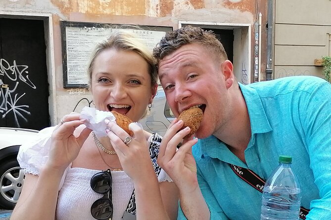 Rome: Trastevere street food and history tour - small group - San Francesco a Ripa Grande brings food into the alleys