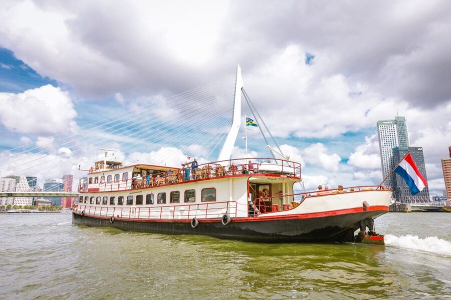 Rotterdam: Harbor Cruise on a Historic Ship - ss Rotterdam and Hotel New York