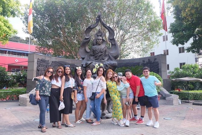 Saigon Afternoon City Historical Scooter Tour |Opt: Ao Dai Riders - Notre Dame Cathedral and the French center
