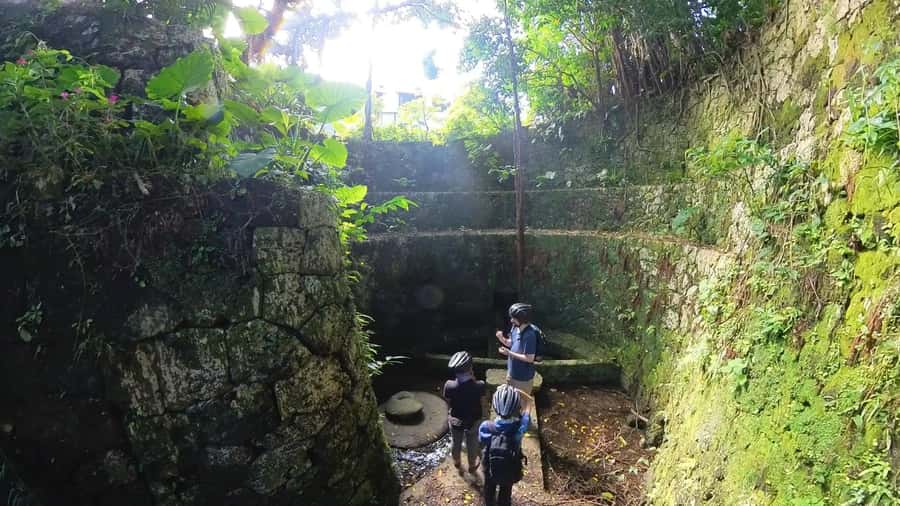 Shuri+Naha: Cycling Tour Explore Water Heritage with E-Bike - Sashikasa Hija and the surprise of the springs