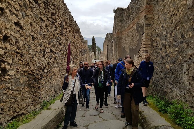 Small-Group Rome to Pompeii & Amalfi: Day of History & Sea - Pompeii between 10:45 AM and 12:45 PM