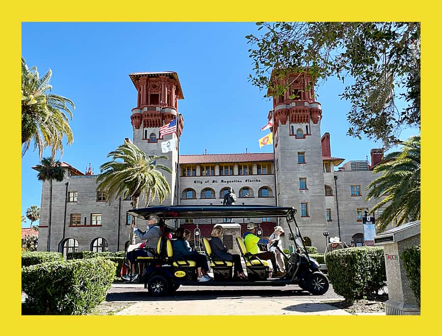 St.Augustine History Tour on Premium Golf Cart with PiCk Up - Key things to know before you book
