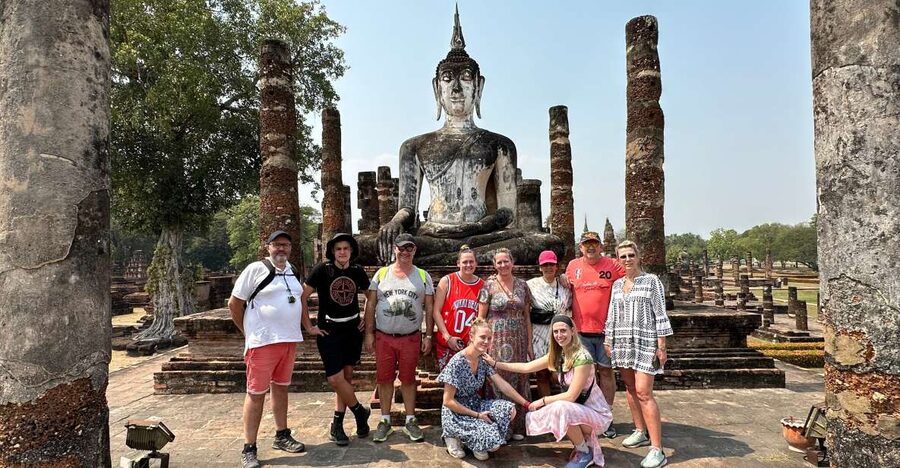 Sukhothai: Historical Park & Countryside Cycling Tour - Entering Sukhothai Through the Eastern Gate