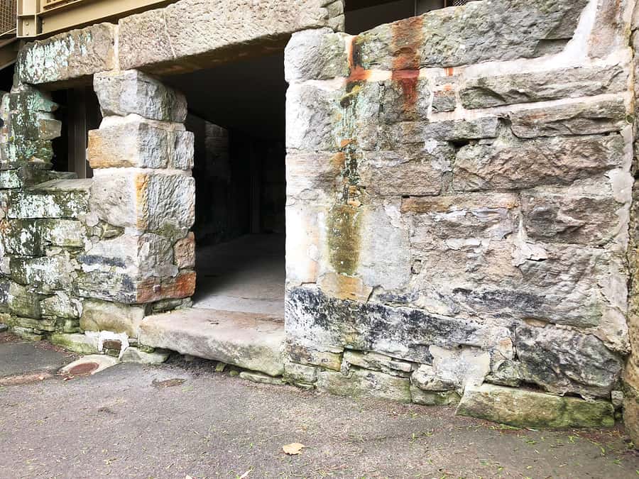 Sydney Convicts, History & The Rocks 2.5-Hour Walking Tour - Entering The Rocks through sandstone and narrow lanes