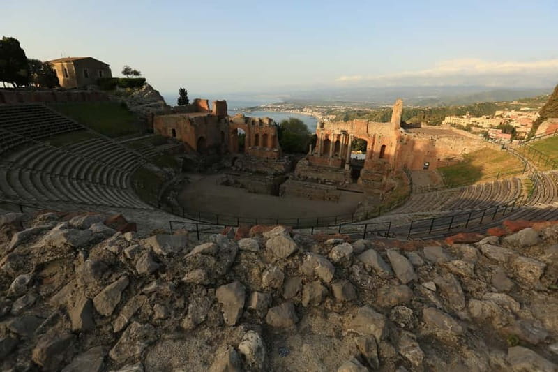 Taormina: Ancient Theater Entry Ticket and Guided Tour - Greek Foundations, Roman Changes, and Gladiator Tales