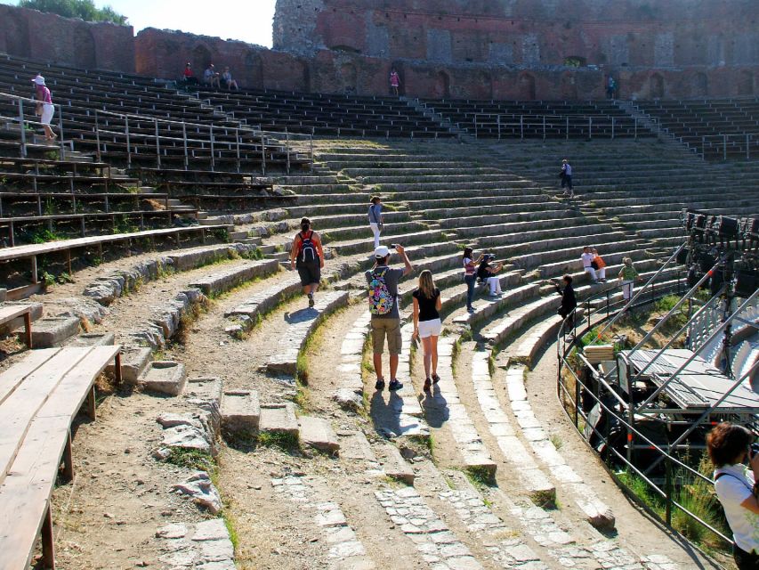 Taormina: Guided Historic City Tour - The Naumachia and its long red-brick wall