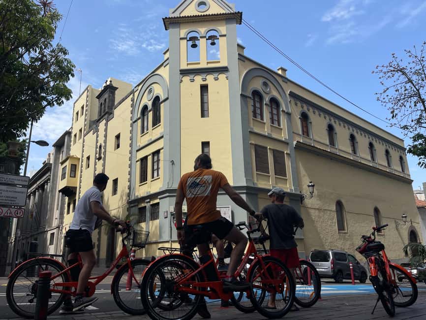 Tenerife: Guided Historical Bike Tour with E-Bike Option - Monuments, sculptures, and a useful city orientation