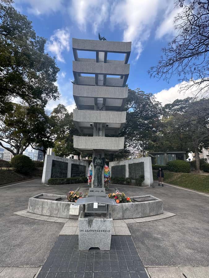 The history of Hiroshima "the event that shape the history" - The Cenotaph for the A-bomb Victims