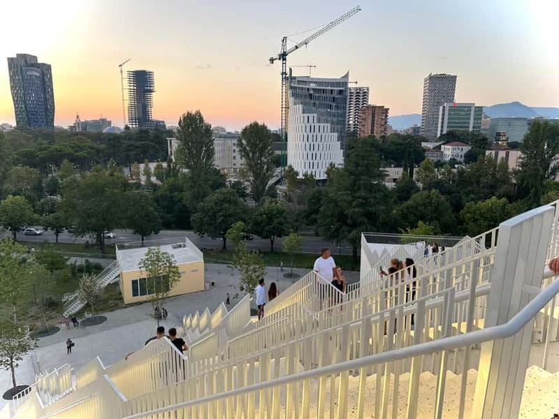 Tirana: Walking Tour through Attractions of Historic Center - The Pyramid and Youth Park