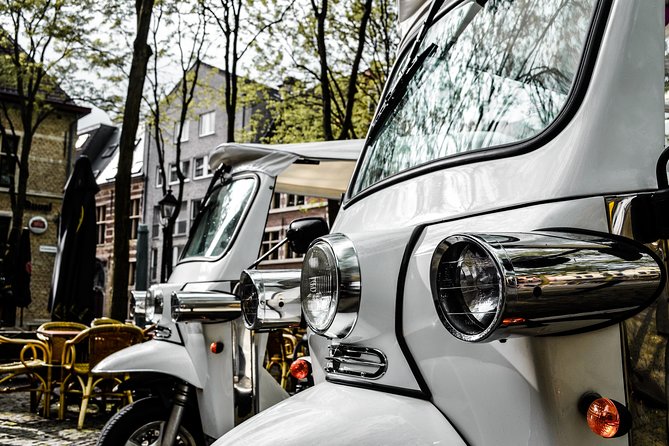 TukTuk Tour through historic Antwerp 2.5h - Plantin-Moretus and the Friday market
