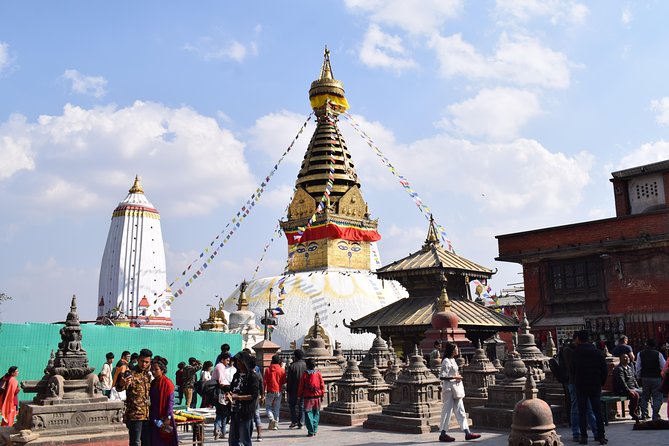 UNESCO Seven World Heritage Tour in Kathmandu - Swayambhunath begins the day above Kathmandu