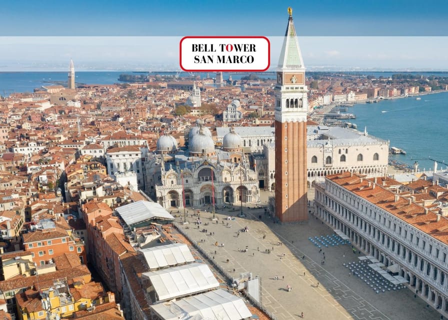 Venice: Bell Tower & St Mark's Square History Gallery Ticket - Skip the line and ride 98 meters up