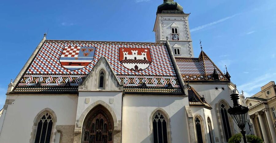Zagreb: City & History Walking Tour & WW2 Tunnels - Walking uphill to Gradec while the funicular rests